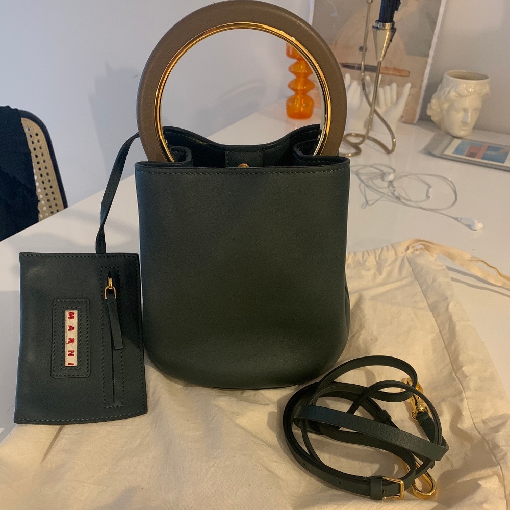 【sold】MARNI Pannier bucket bag Khaki